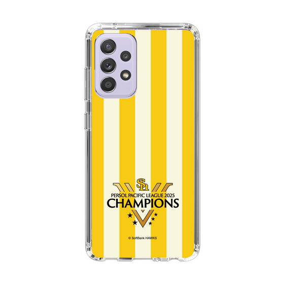 スリムプロテクションケース［ 福岡ソフトバンクホークス - PERSOL PACIFIC LEAGUE 2025 CHAMOIONS ロゴ - ストライプ ］