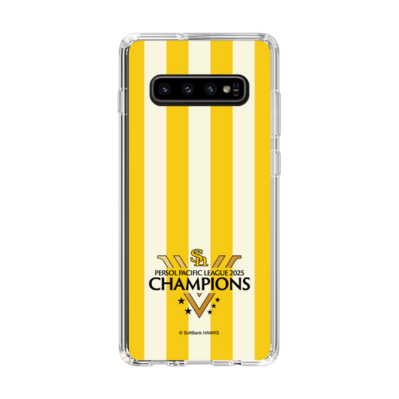 スリムプロテクションケース［ 福岡ソフトバンクホークス - PERSOL PACIFIC LEAGUE 2025 CHAMOIONS ロゴ - ストライプ ］