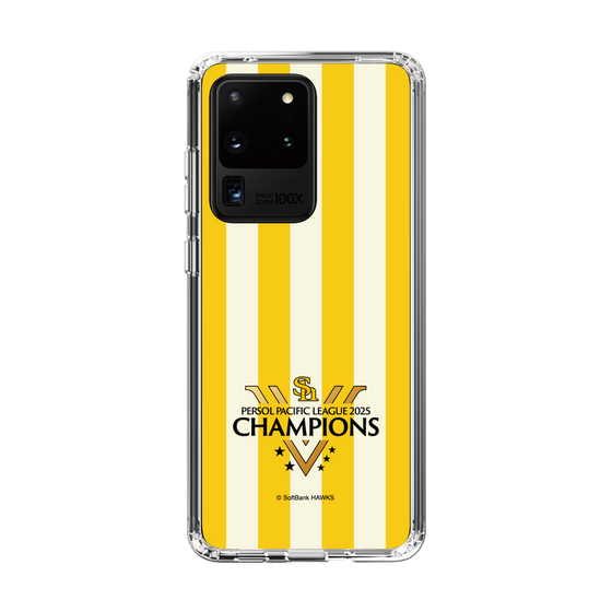 スリムプロテクションケース［ 福岡ソフトバンクホークス - PERSOL PACIFIC LEAGUE 2025 CHAMOIONS ロゴ - ストライプ ］