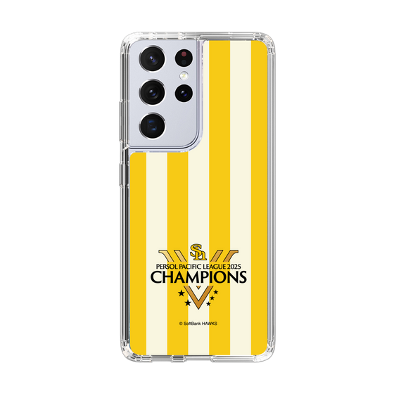 スリムプロテクションケース［ 福岡ソフトバンクホークス - PERSOL PACIFIC LEAGUE 2025 CHAMOIONS ロゴ - ストライプ ］