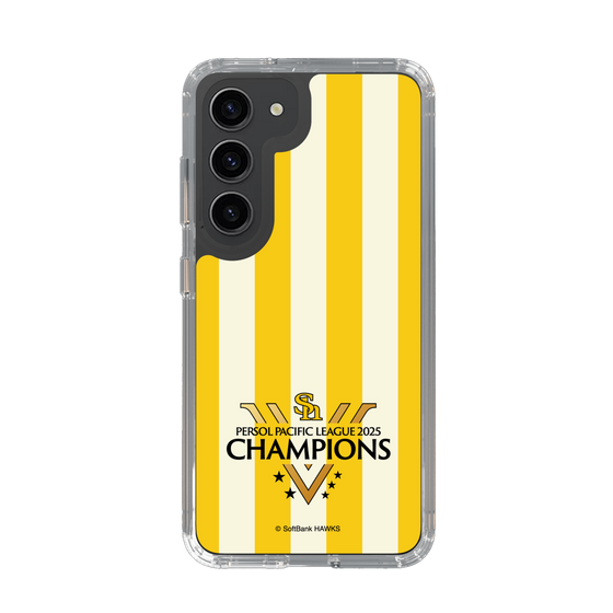 スリムプロテクションケース［ 福岡ソフトバンクホークス - PERSOL PACIFIC LEAGUE 2025 CHAMOIONS ロゴ - ストライプ ］