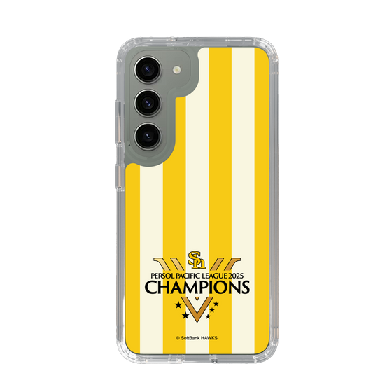 スリムプロテクションケース［ 福岡ソフトバンクホークス - PERSOL PACIFIC LEAGUE 2025 CHAMOIONS ロゴ - ストライプ ］