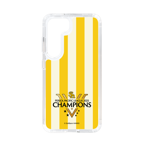 スリムプロテクションケース［ 福岡ソフトバンクホークス - PERSOL PACIFIC LEAGUE 2025 CHAMOIONS ロゴ - ストライプ ］