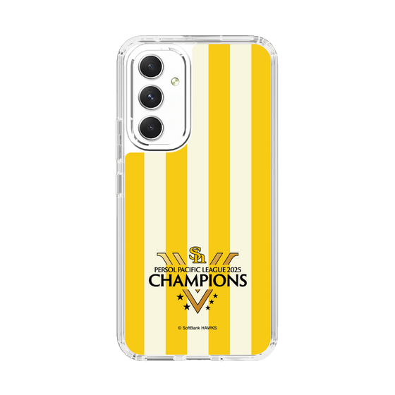 スリムプロテクションケース［ 福岡ソフトバンクホークス - PERSOL PACIFIC LEAGUE 2025 CHAMOIONS ロゴ - ストライプ ］