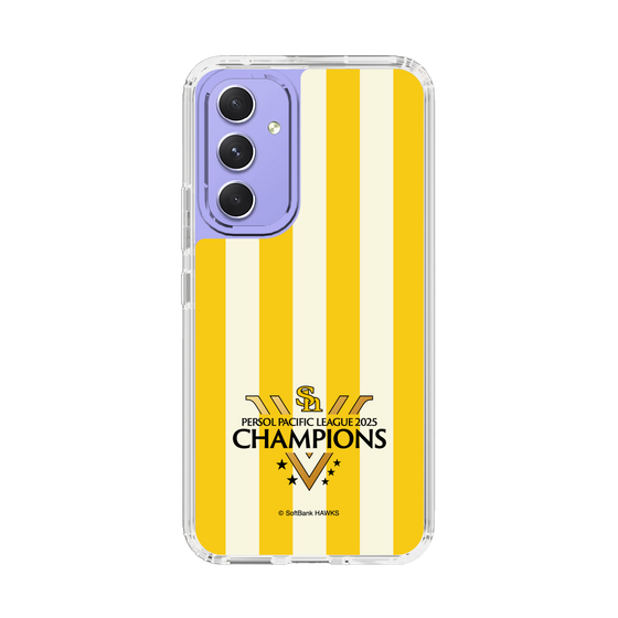 スリムプロテクションケース［ 福岡ソフトバンクホークス - PERSOL PACIFIC LEAGUE 2025 CHAMOIONS ロゴ - ストライプ ］