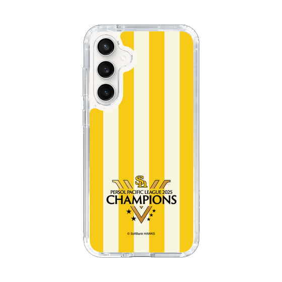 スリムプロテクションケース［ 福岡ソフトバンクホークス - PERSOL PACIFIC LEAGUE 2025 CHAMOIONS ロゴ - ストライプ ］