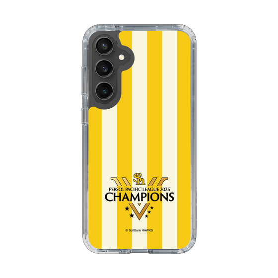 スリムプロテクションケース［ 福岡ソフトバンクホークス - PERSOL PACIFIC LEAGUE 2025 CHAMOIONS ロゴ - ストライプ ］