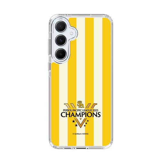 スリムプロテクションケース［ 福岡ソフトバンクホークス - PERSOL PACIFIC LEAGUE 2025 CHAMOIONS ロゴ - ストライプ ］