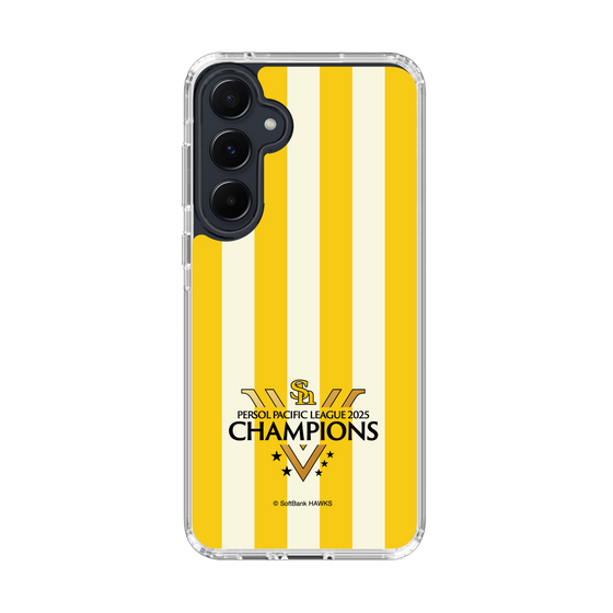 スリムプロテクションケース［ 福岡ソフトバンクホークス - PERSOL PACIFIC LEAGUE 2025 CHAMOIONS ロゴ - ストライプ ］