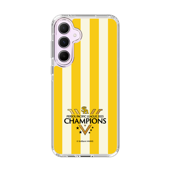スリムプロテクションケース［ 福岡ソフトバンクホークス - PERSOL PACIFIC LEAGUE 2025 CHAMOIONS ロゴ - ストライプ ］