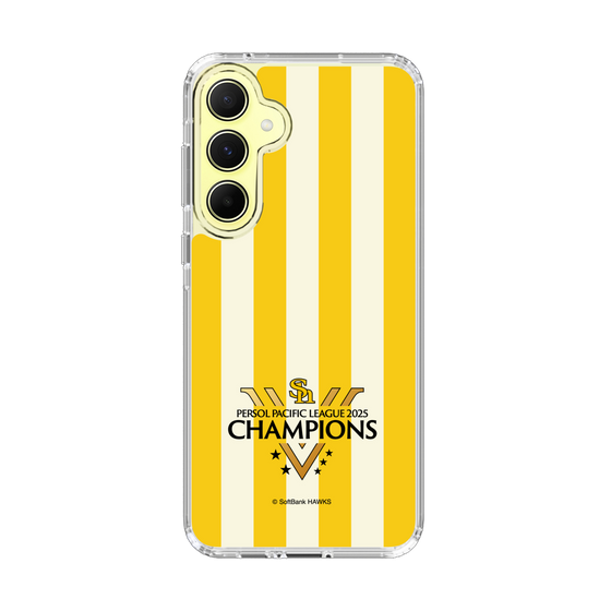 スリムプロテクションケース［ 福岡ソフトバンクホークス - PERSOL PACIFIC LEAGUE 2025 CHAMOIONS ロゴ - ストライプ ］