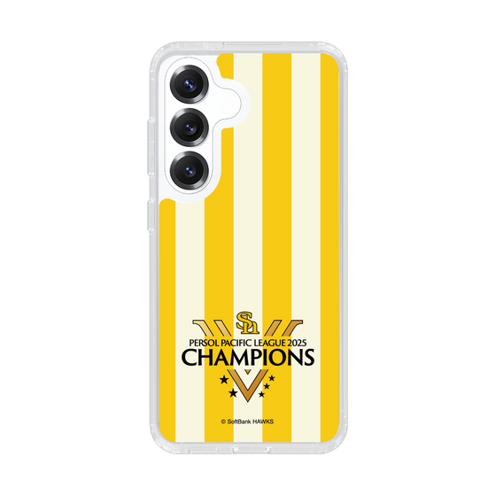 スリムプロテクションケース［ 福岡ソフトバンクホークス - PERSOL PACIFIC LEAGUE 2025 CHAMOIONS ロゴ - ストライプ ］