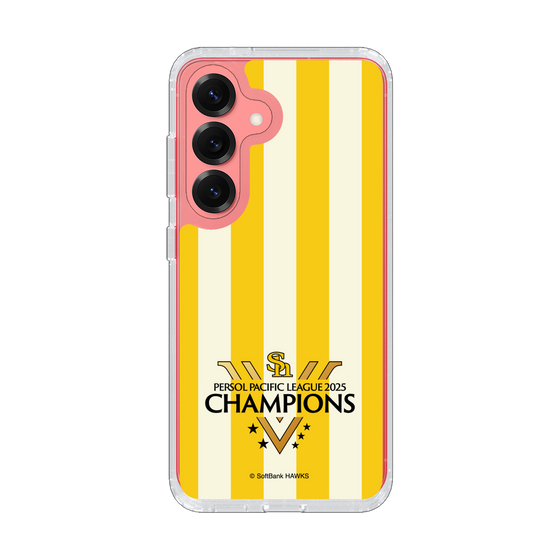 スリムプロテクションケース［ 福岡ソフトバンクホークス - PERSOL PACIFIC LEAGUE 2025 CHAMOIONS ロゴ - ストライプ ］