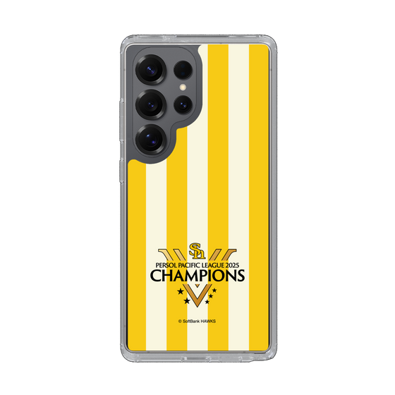 スリムプロテクションケース［ 福岡ソフトバンクホークス - PERSOL PACIFIC LEAGUE 2025 CHAMOIONS ロゴ - ストライプ ］