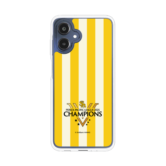 スリムプロテクションケース［ 福岡ソフトバンクホークス - PERSOL PACIFIC LEAGUE 2025 CHAMOIONS ロゴ - ストライプ ］