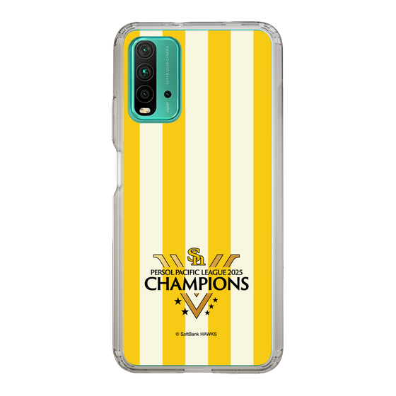 スリムプロテクションケース［ 福岡ソフトバンクホークス - PERSOL PACIFIC LEAGUE 2025 CHAMOIONS ロゴ - ストライプ ］