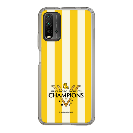 スリムプロテクションケース［ 福岡ソフトバンクホークス - PERSOL PACIFIC LEAGUE 2025 CHAMOIONS ロゴ - ストライプ ］