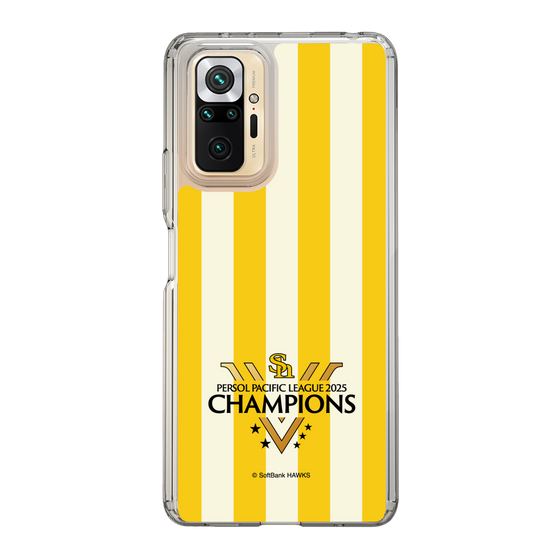スリムプロテクションケース［ 福岡ソフトバンクホークス - PERSOL PACIFIC LEAGUE 2025 CHAMOIONS ロゴ - ストライプ ］