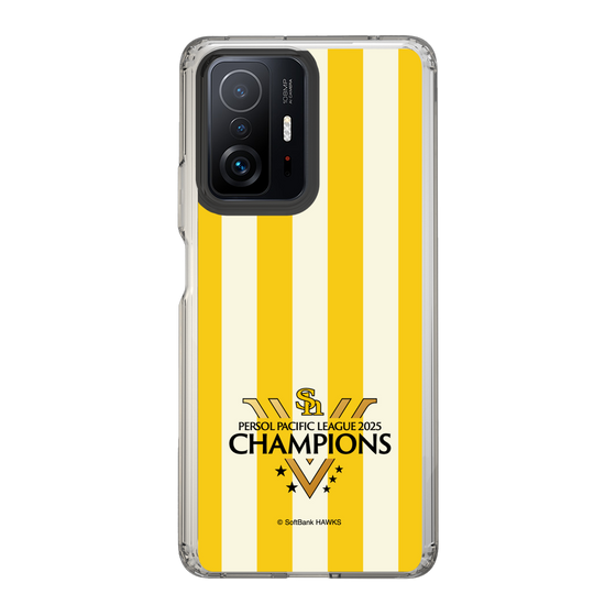 スリムプロテクションケース［ 福岡ソフトバンクホークス - PERSOL PACIFIC LEAGUE 2025 CHAMOIONS ロゴ - ストライプ ］
