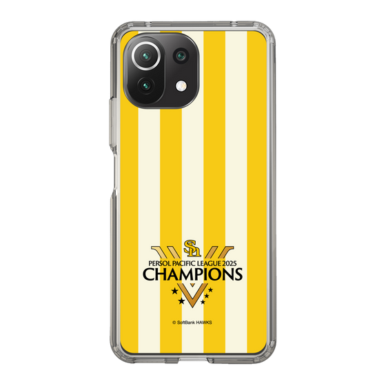 スリムプロテクションケース［ 福岡ソフトバンクホークス - PERSOL PACIFIC LEAGUE 2025 CHAMOIONS ロゴ - ストライプ ］