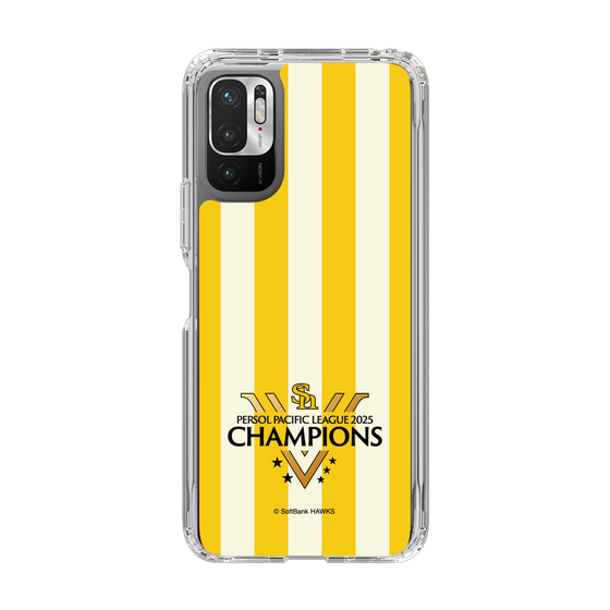 スリムプロテクションケース［ 福岡ソフトバンクホークス - PERSOL PACIFIC LEAGUE 2025 CHAMOIONS ロゴ - ストライプ ］