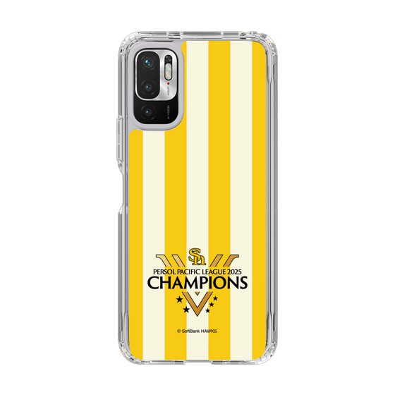 スリムプロテクションケース［ 福岡ソフトバンクホークス - PERSOL PACIFIC LEAGUE 2025 CHAMOIONS ロゴ - ストライプ ］