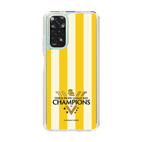 スリムプロテクションケース［ 福岡ソフトバンクホークス - PERSOL PACIFIC LEAGUE 2025 CHAMOIONS ロゴ - ストライプ ］