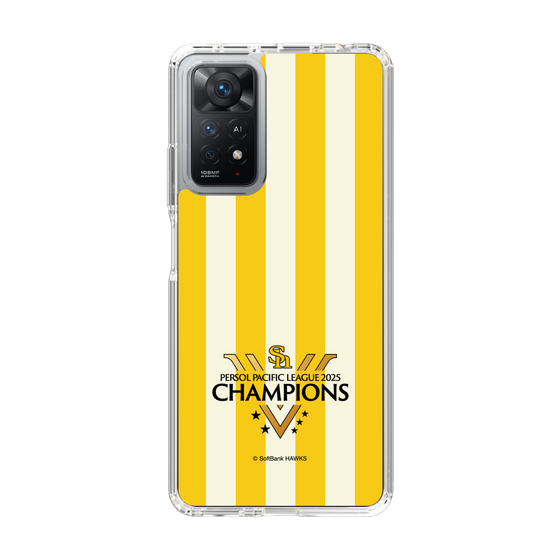 スリムプロテクションケース［ 福岡ソフトバンクホークス - PERSOL PACIFIC LEAGUE 2025 CHAMOIONS ロゴ - ストライプ ］