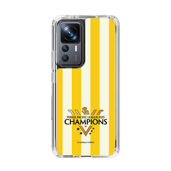 スリムプロテクションケース［ 福岡ソフトバンクホークス - PERSOL PACIFIC LEAGUE 2025 CHAMOIONS ロゴ - ストライプ ］