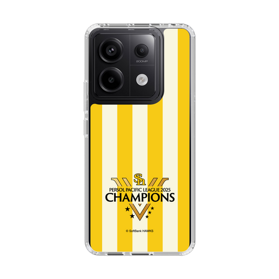 スリムプロテクションケース［ 福岡ソフトバンクホークス - PERSOL PACIFIC LEAGUE 2025 CHAMOIONS ロゴ - ストライプ ］