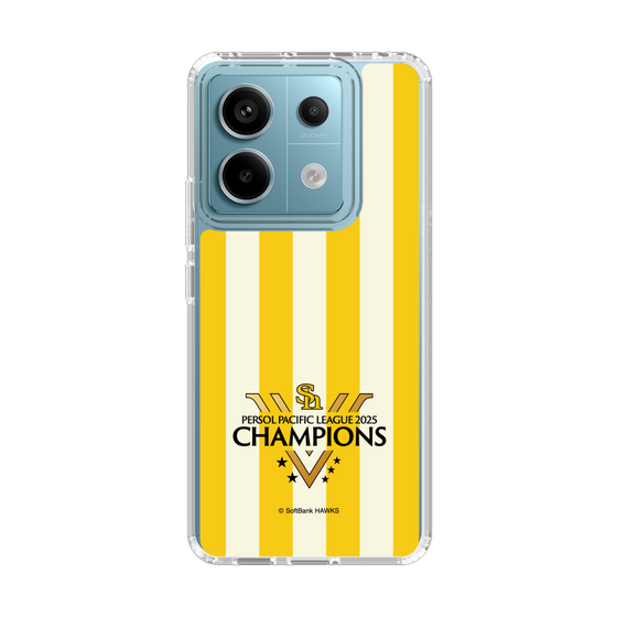 スリムプロテクションケース［ 福岡ソフトバンクホークス - PERSOL PACIFIC LEAGUE 2025 CHAMOIONS ロゴ - ストライプ ］