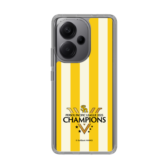 スリムプロテクションケース［ 福岡ソフトバンクホークス - PERSOL PACIFIC LEAGUE 2025 CHAMOIONS ロゴ - ストライプ ］