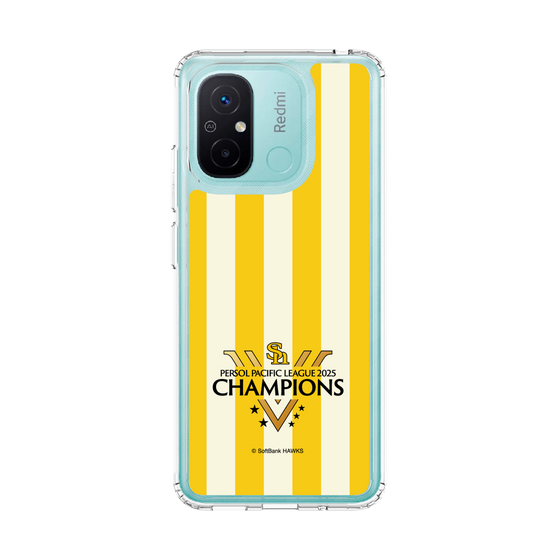 スリムプロテクションケース［ 福岡ソフトバンクホークス - PERSOL PACIFIC LEAGUE 2025 CHAMOIONS ロゴ - ストライプ ］