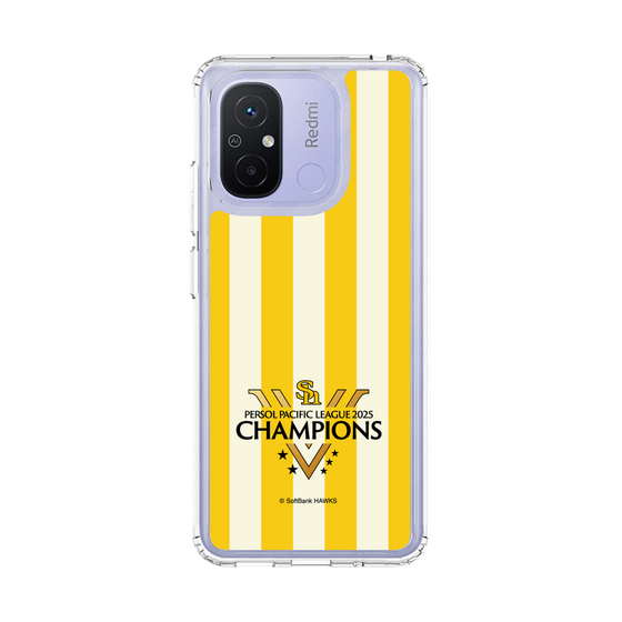 スリムプロテクションケース［ 福岡ソフトバンクホークス - PERSOL PACIFIC LEAGUE 2025 CHAMOIONS ロゴ - ストライプ ］