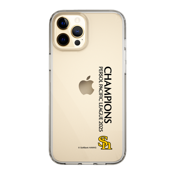 スリムプロテクションケース［ 福岡ソフトバンクホークス - PERSOL PACIFIC LEAGUE 2025 CHAMOIONS - 縦ロゴ ］