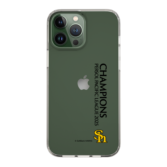 スリムプロテクションケース［ 福岡ソフトバンクホークス - PERSOL PACIFIC LEAGUE 2025 CHAMOIONS - 縦ロゴ ］