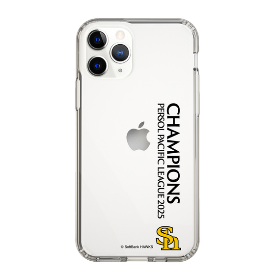 スリムプロテクションケース［ 福岡ソフトバンクホークス - PERSOL PACIFIC LEAGUE 2025 CHAMOIONS - 縦ロゴ ］