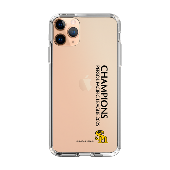 スリムプロテクションケース［ 福岡ソフトバンクホークス - PERSOL PACIFIC LEAGUE 2025 CHAMOIONS - 縦ロゴ ］
