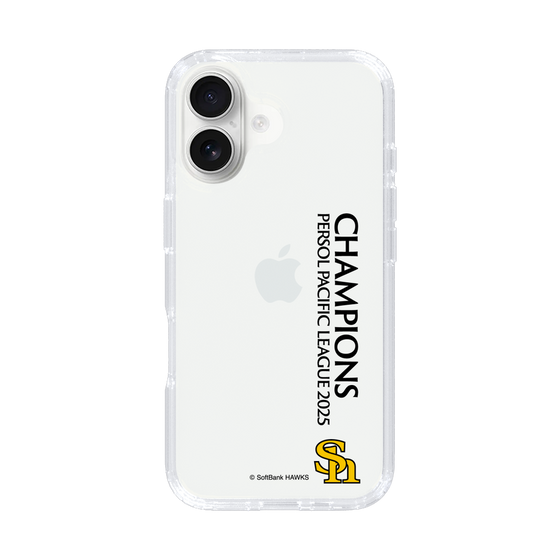 スリムプロテクションケース［ 福岡ソフトバンクホークス - PERSOL PACIFIC LEAGUE 2025 CHAMOIONS - 縦ロゴ ］