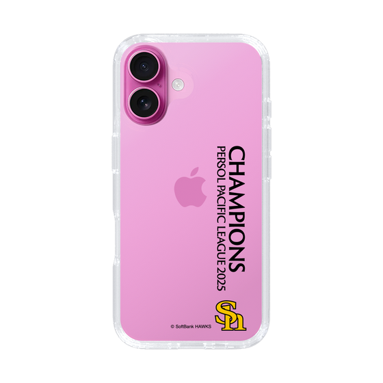 スリムプロテクションケース［ 福岡ソフトバンクホークス - PERSOL PACIFIC LEAGUE 2025 CHAMOIONS - 縦ロゴ ］