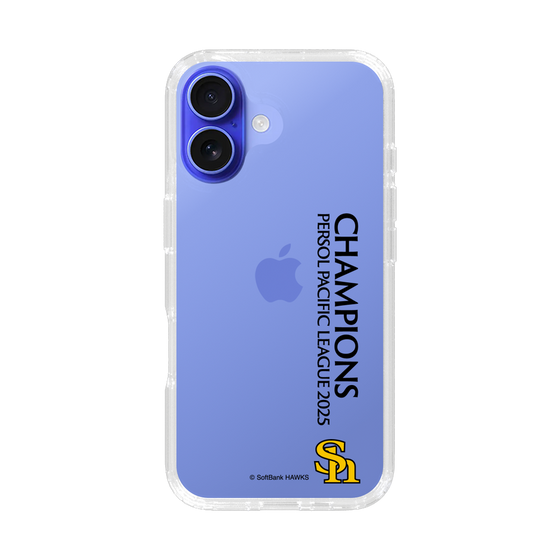 スリムプロテクションケース［ 福岡ソフトバンクホークス - PERSOL PACIFIC LEAGUE 2025 CHAMOIONS - 縦ロゴ ］