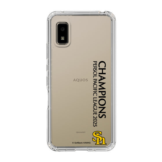 スリムプロテクションケース［ 福岡ソフトバンクホークス - PERSOL PACIFIC LEAGUE 2025 CHAMOIONS - 縦ロゴ ］