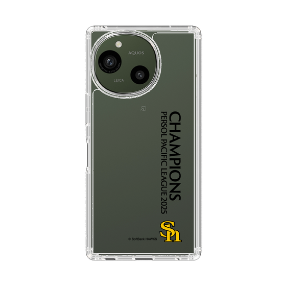 スリムプロテクションケース［ 福岡ソフトバンクホークス - PERSOL PACIFIC LEAGUE 2025 CHAMOIONS - 縦ロゴ ］