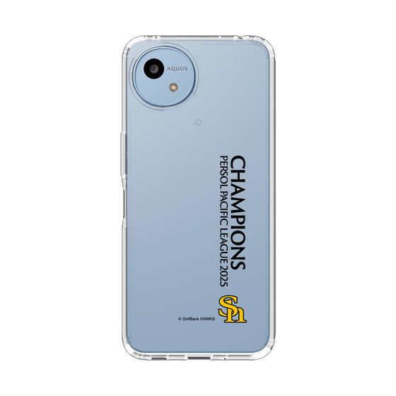 スリムプロテクションケース［ 福岡ソフトバンクホークス - PERSOL PACIFIC LEAGUE 2025 CHAMOIONS - 縦ロゴ ］