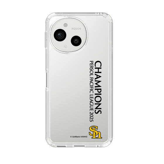 スリムプロテクションケース［ 福岡ソフトバンクホークス - PERSOL PACIFIC LEAGUE 2025 CHAMOIONS - 縦ロゴ ］