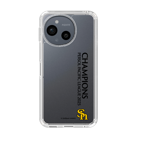 スリムプロテクションケース［ 福岡ソフトバンクホークス - PERSOL PACIFIC LEAGUE 2025 CHAMOIONS - 縦ロゴ ］