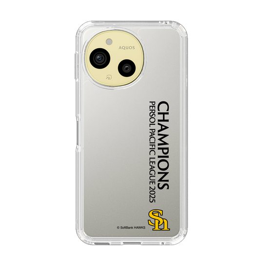 スリムプロテクションケース［ 福岡ソフトバンクホークス - PERSOL PACIFIC LEAGUE 2025 CHAMOIONS - 縦ロゴ ］