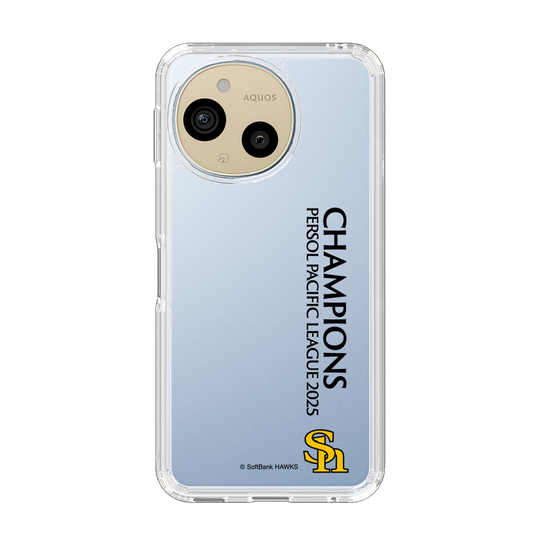 スリムプロテクションケース［ 福岡ソフトバンクホークス - PERSOL PACIFIC LEAGUE 2025 CHAMOIONS - 縦ロゴ ］