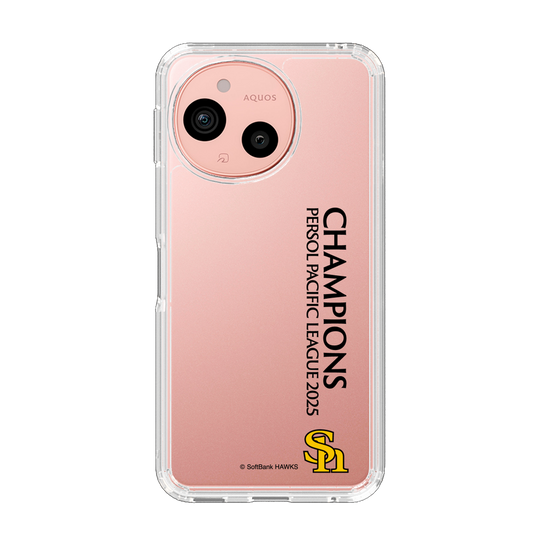 スリムプロテクションケース［ 福岡ソフトバンクホークス - PERSOL PACIFIC LEAGUE 2025 CHAMOIONS - 縦ロゴ ］