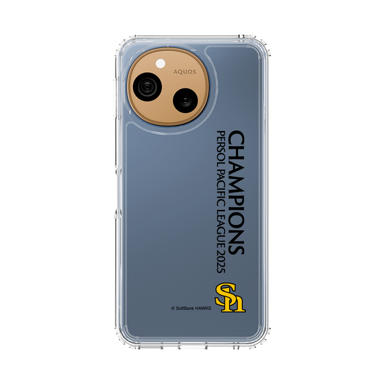 スリムプロテクションケース［ 福岡ソフトバンクホークス - PERSOL PACIFIC LEAGUE 2025 CHAMOIONS - 縦ロゴ ］